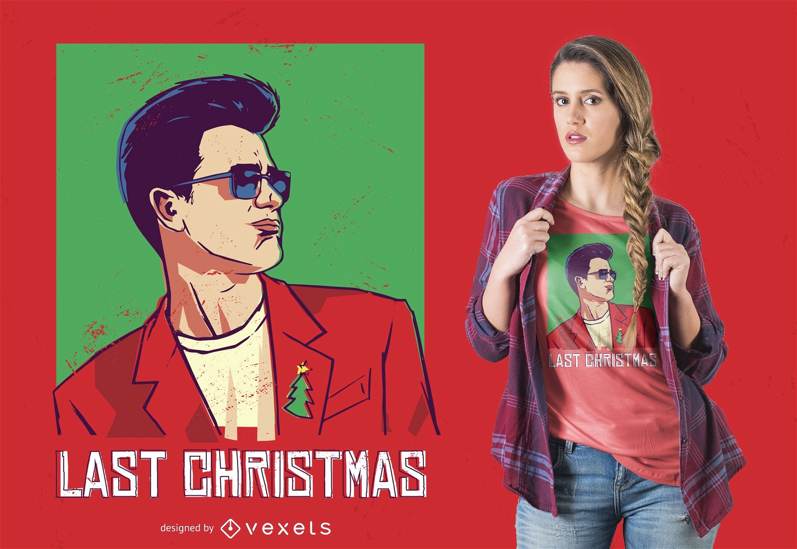 Last Christmas T-shirt Design 