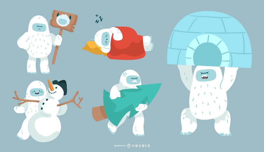 Funny yeti set Funny yeti set