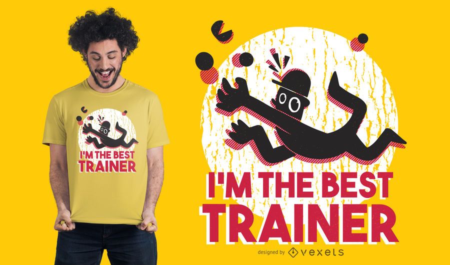 Mejor diseño de camiseta de entrenador Mejor diseño de camiseta de entrenador