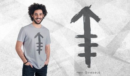 Tribal Arrow T-shirt Design Tribal Arrow T-shirt Design