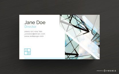 Plantilla de tarjeta de visita de arquitecto