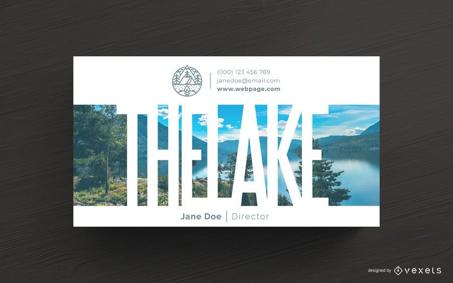 Camping Business Card Template Camping Business Card Template