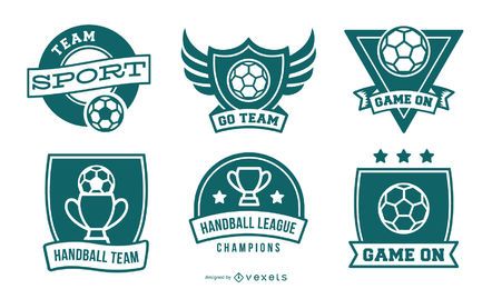 Colección de insignias de balonmano