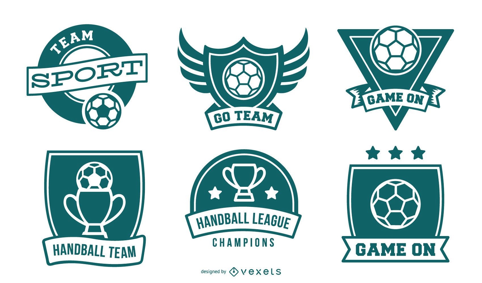 Handball badges collection