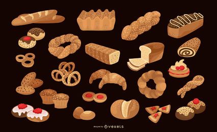 Bakery vector collection Bakery vector collection