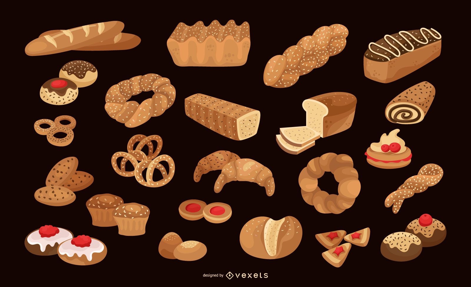 Bakery vector collection