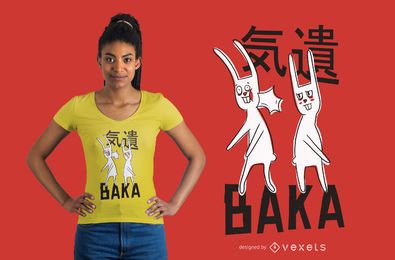 Funny Rabbits T-shirt Design Funny Rabbits T-shirt Design