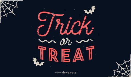 Trick or treat halloween banner Trick or treat halloween banner
