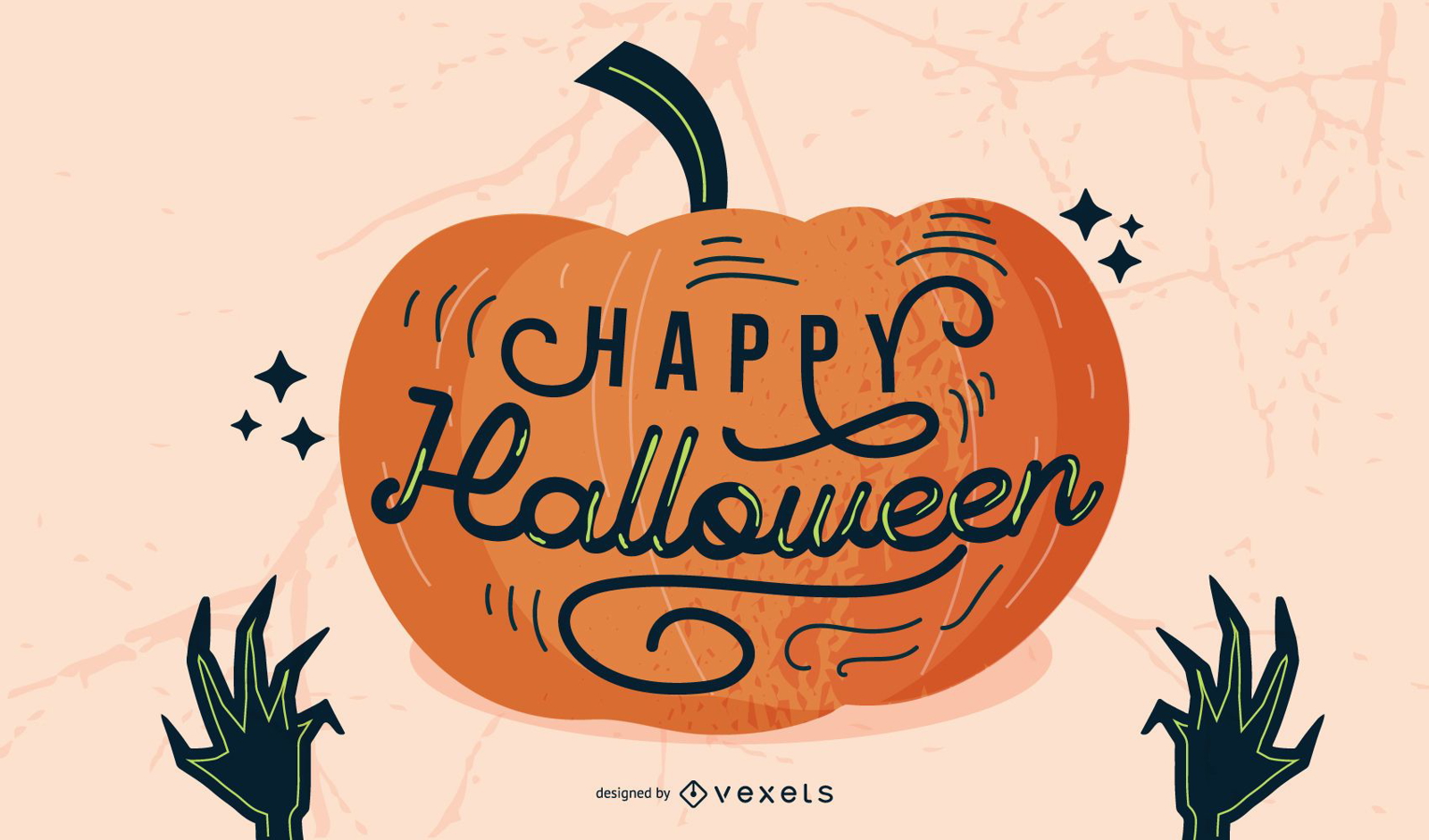 happy halloween vector