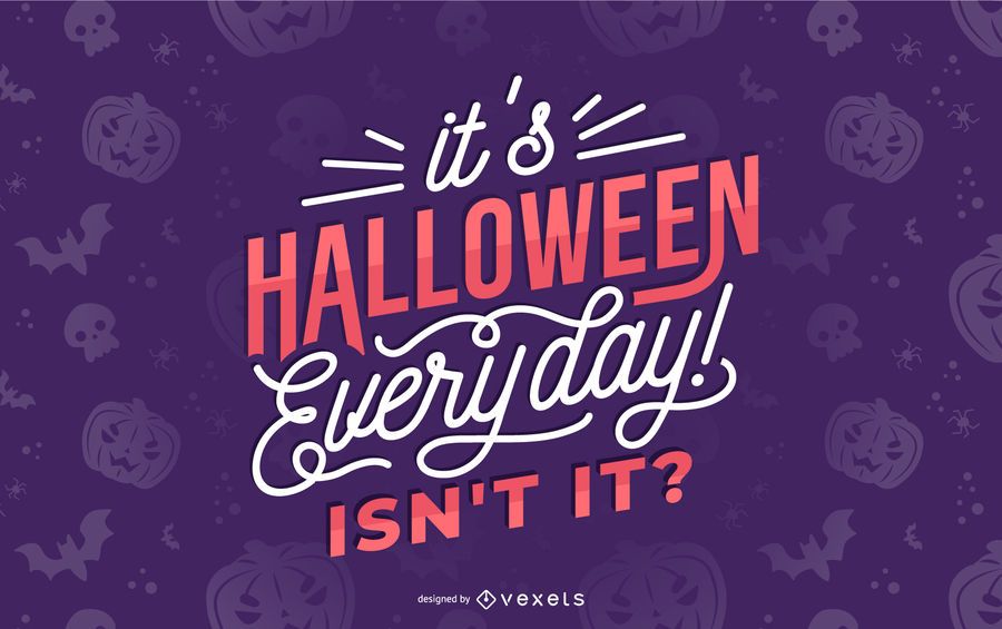 Letras de todos los días de Halloween Letras de todos los días de Halloween