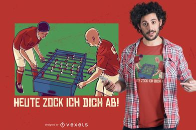 Design de camisetas de futebol de mesa