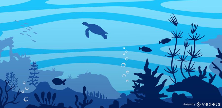 Underwater Sea Background Design Underwater Sea Background Design