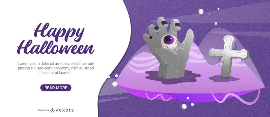 Diseño de tarjeta de Halloween espeluznante Diseño de tarjeta de Halloween espeluznante