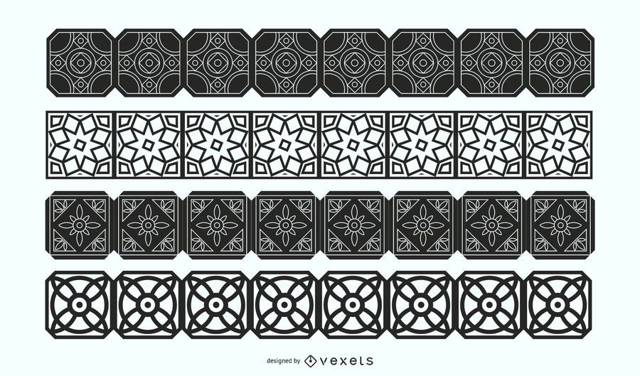Decorative Borders Vector Set Decorative Borders Vector Set