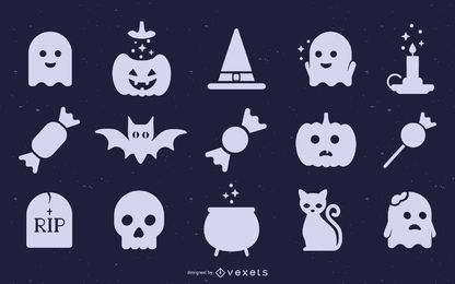 Cute Halloween Silhouette Collection Cute Halloween Silhouette Collection