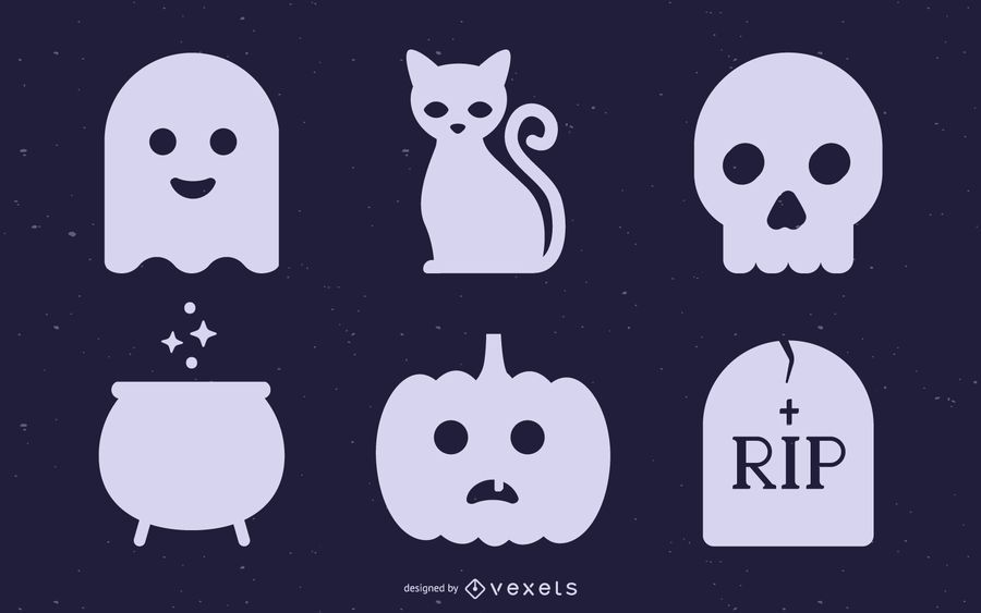 Cute Halloween Silhouette Collection Cute Halloween Silhouette Collection