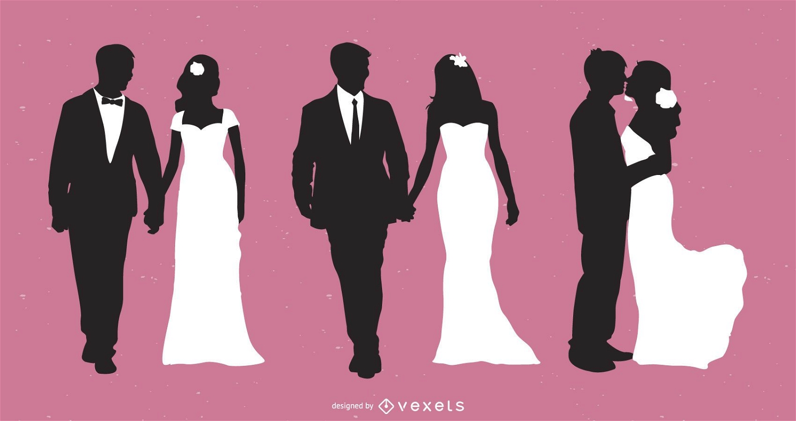 Married Couple Silhouette Collection