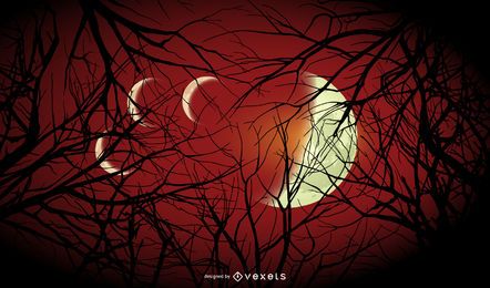 Halloween Monde Hintergrund Halloween Monde Hintergrund