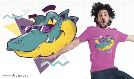 Cool Alligator T-shirt Design Cool Alligator T-shirt Design