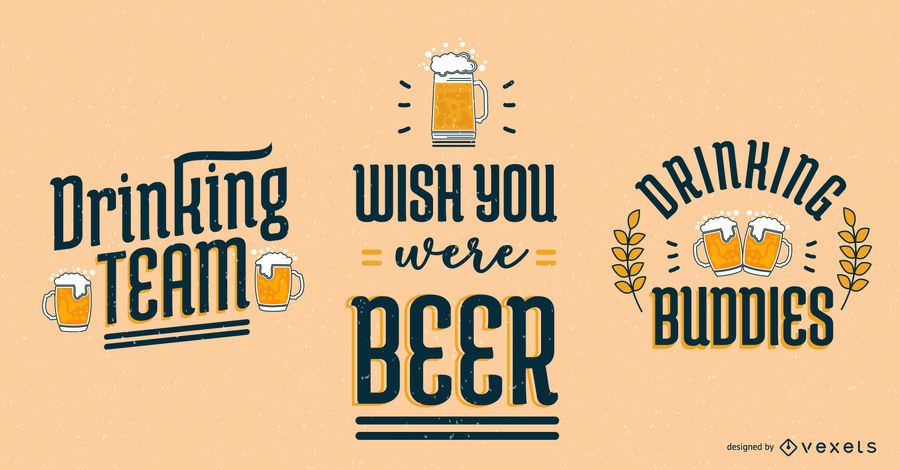 Conjunto de letras de cerveja Oktoberfest Conjunto de letras de cerveja Oktoberfest