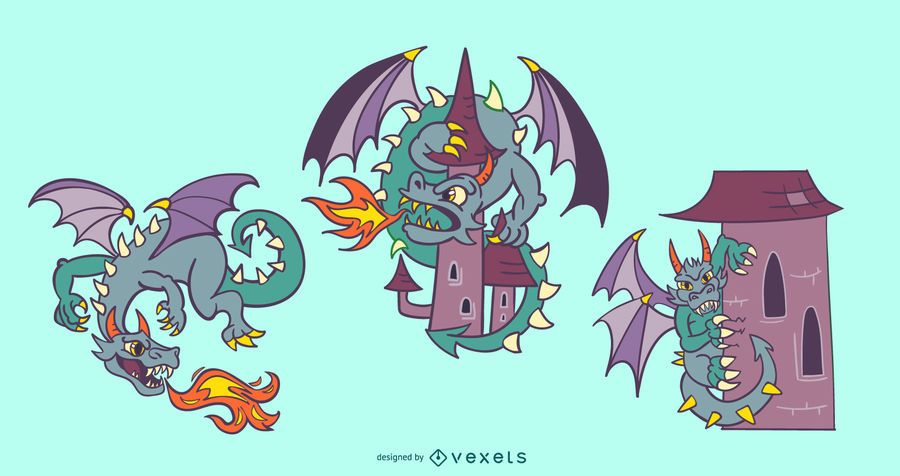 Dragon Cartoon Character Collection Dragon Cartoon Character Collection