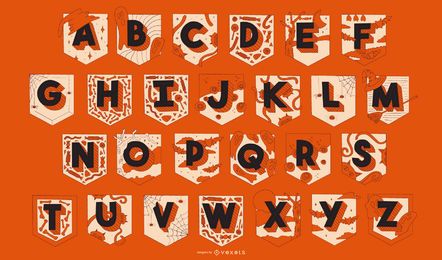 Halloween Alphabet Garland set Halloween Alphabet Garland set