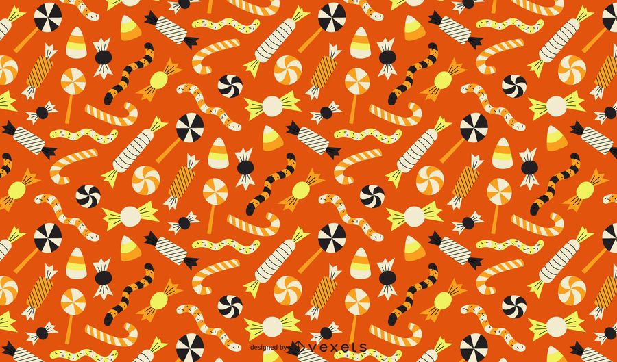 Halloween candy seamless pattern Halloween candy seamless pattern