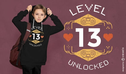 Level unlocked t-shirt design