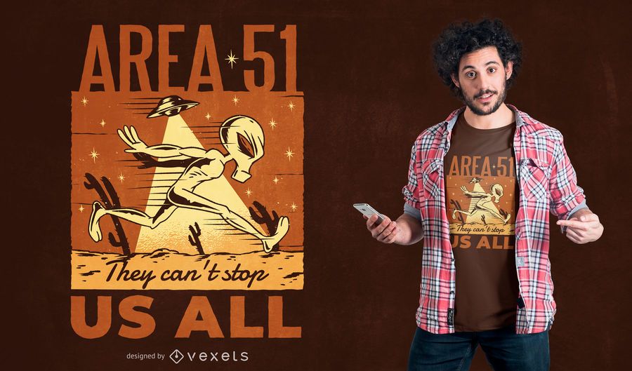 Area 51 alien t-shirt design Area 51 alien t-shirt design