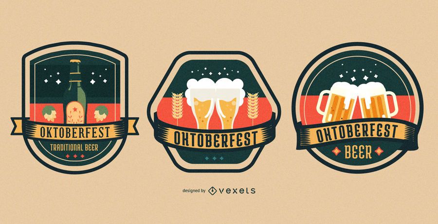 Bunter Oktoberfest-Ausweissatz Bunter Oktoberfest-Ausweissatz
