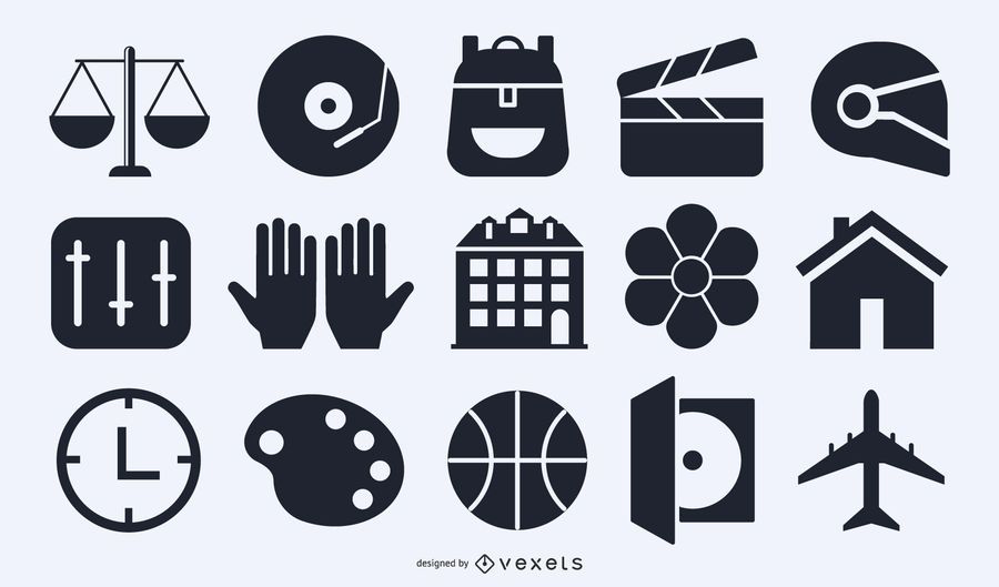 Miscellaneous Element Silhouette Set Miscellaneous Element Silhouette Set