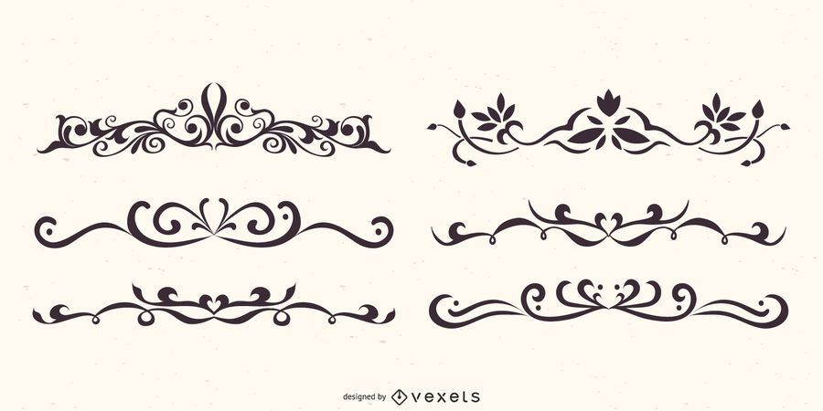 Conjunto de vectores de divisores florales Conjunto de vectores de divisores florales