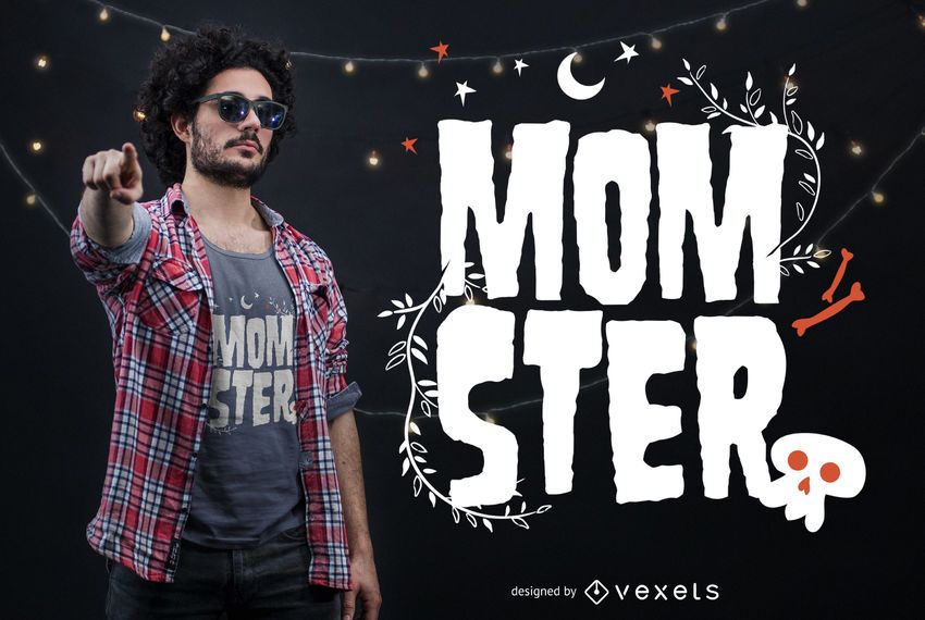 Momster t-shirt design Momster t-shirt design