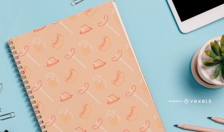 Oktoberfest seamless pattern design Oktoberfest seamless pattern design