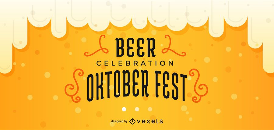Oktoberfest-editierbares Fahnen-Vektor-Design Oktoberfest-editierbares Fahnen-Vektor-Design