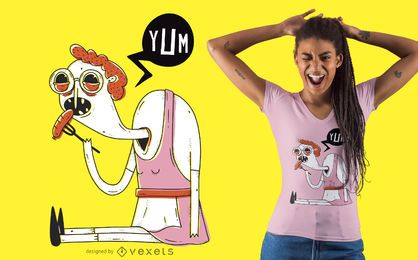 Creepy oktoberfest woman t-shirt design Creepy oktoberfest woman t-shirt design