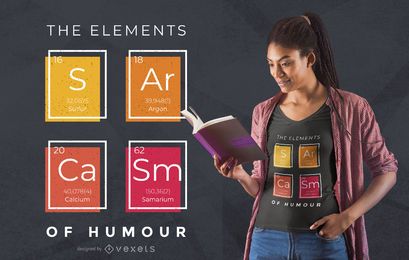 Sarcasm elements t-shirt design Sarcasm elements t-shirt design