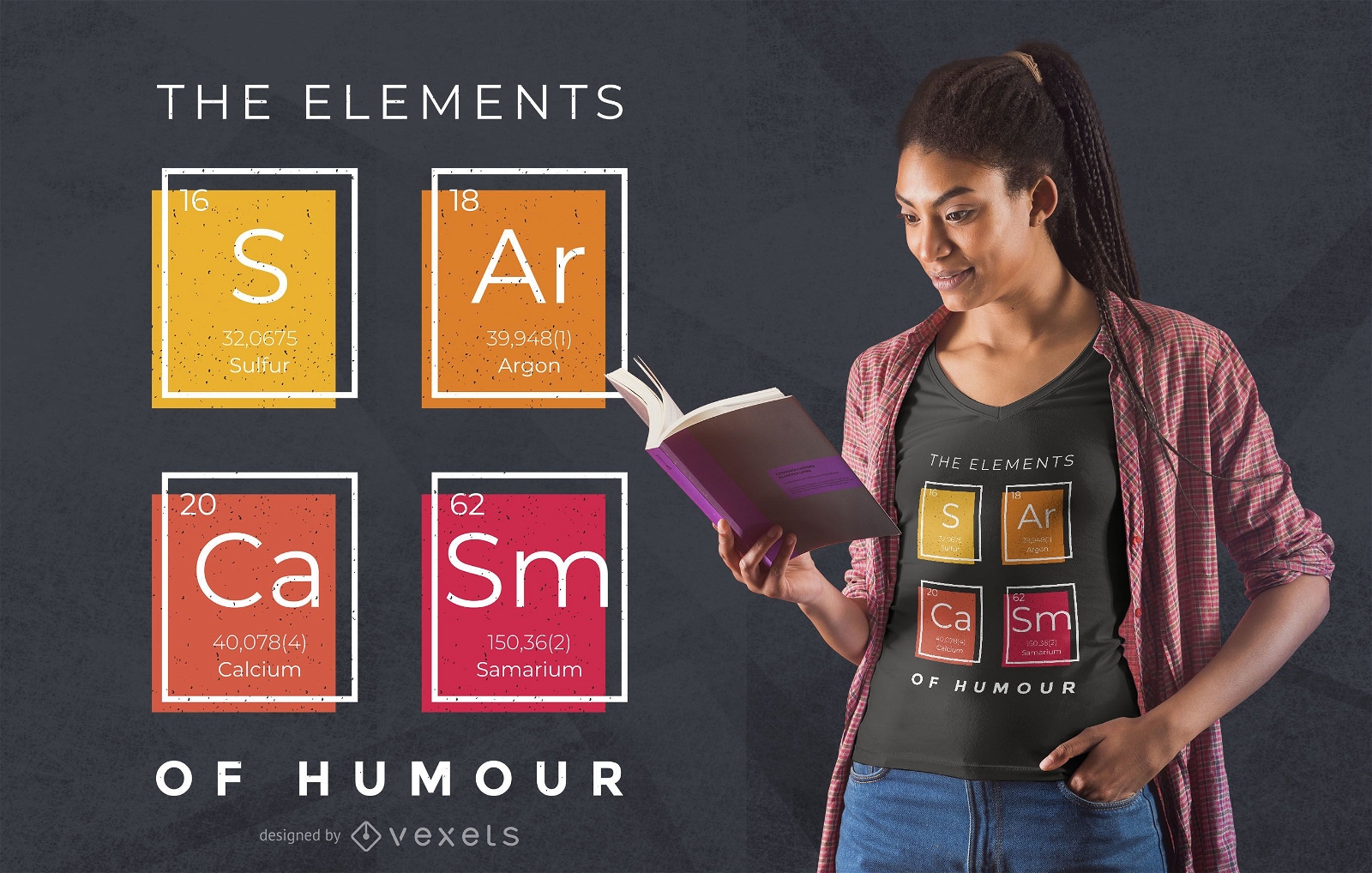 Sarcasm elements t-shirt design