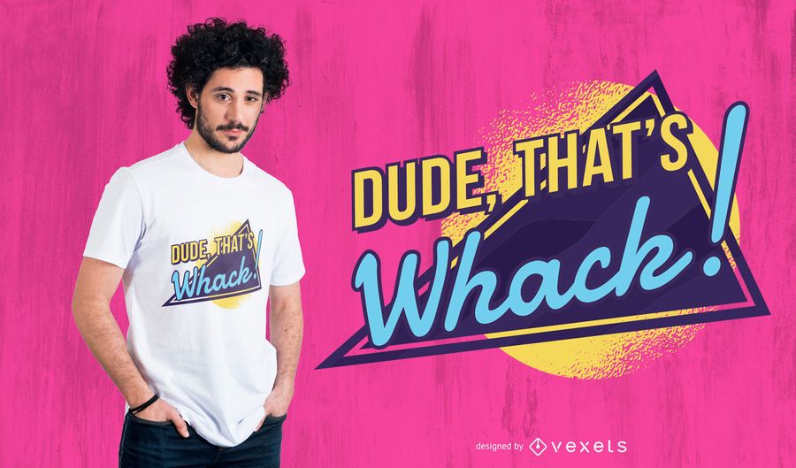 Retro dude quote t-shirt design Retro dude quote t-shirt design
