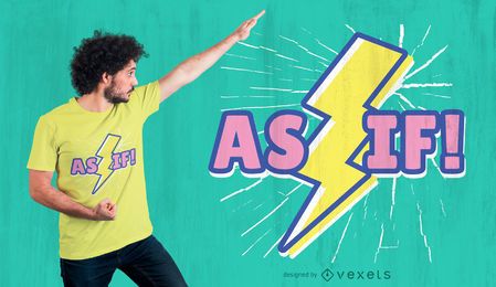 Retro lightning quote t-shirt design Retro lightning quote t-shirt design