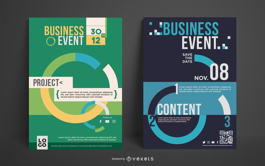 Business Event Poster Set Business Event Poster Set