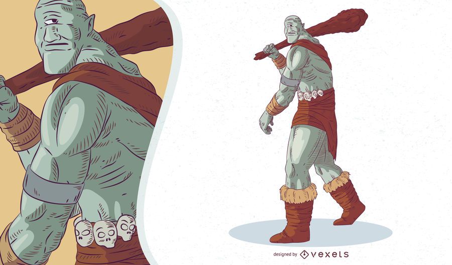 Mythical Creature Cyclops Illustration Mythical Creature Cyclops Illustration