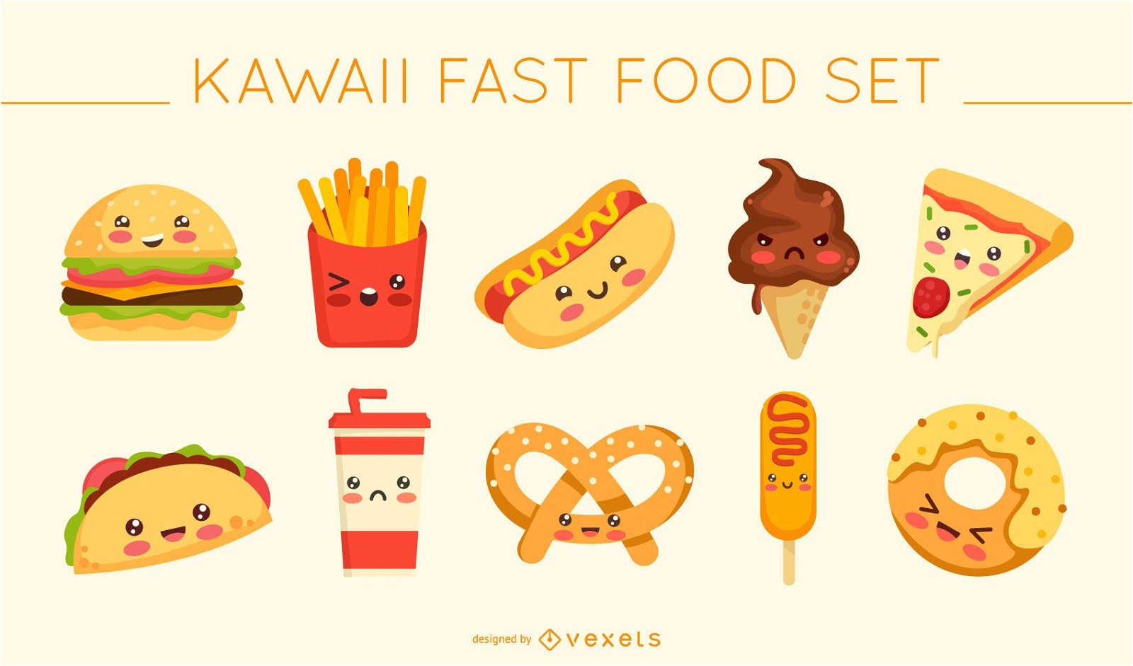 Coleção Kawaii Fast Food