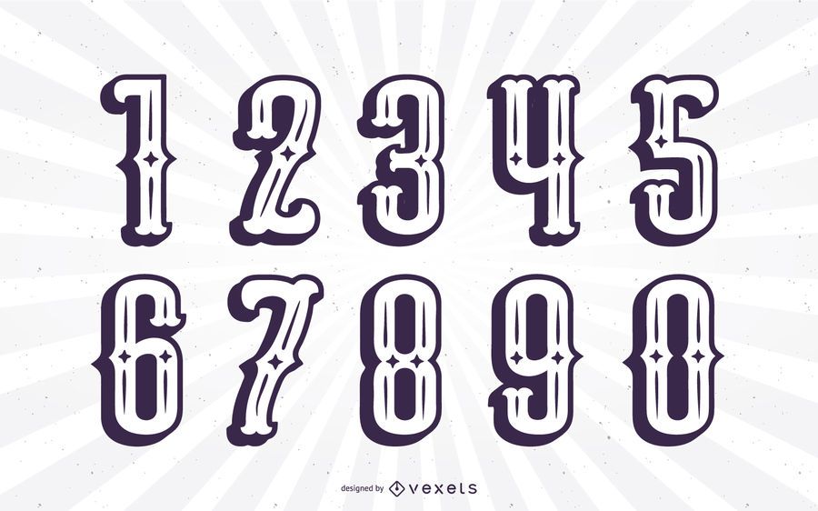 Mexican Style Silhouette Alphabet Number Set Mexican Style Silhouette Alphabet Number Set