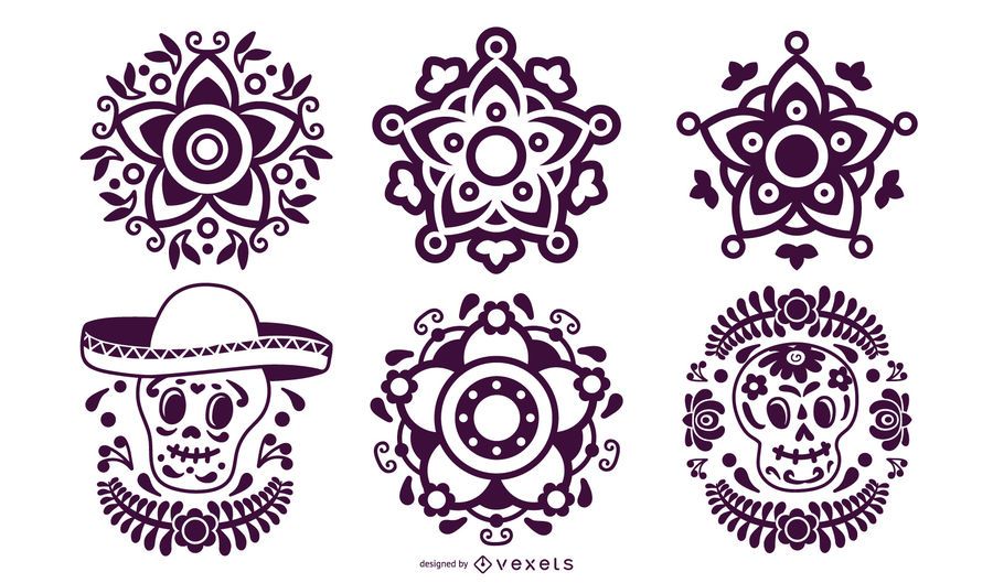 Mexican Stencil Element Pack Mexican Stencil Element Pack