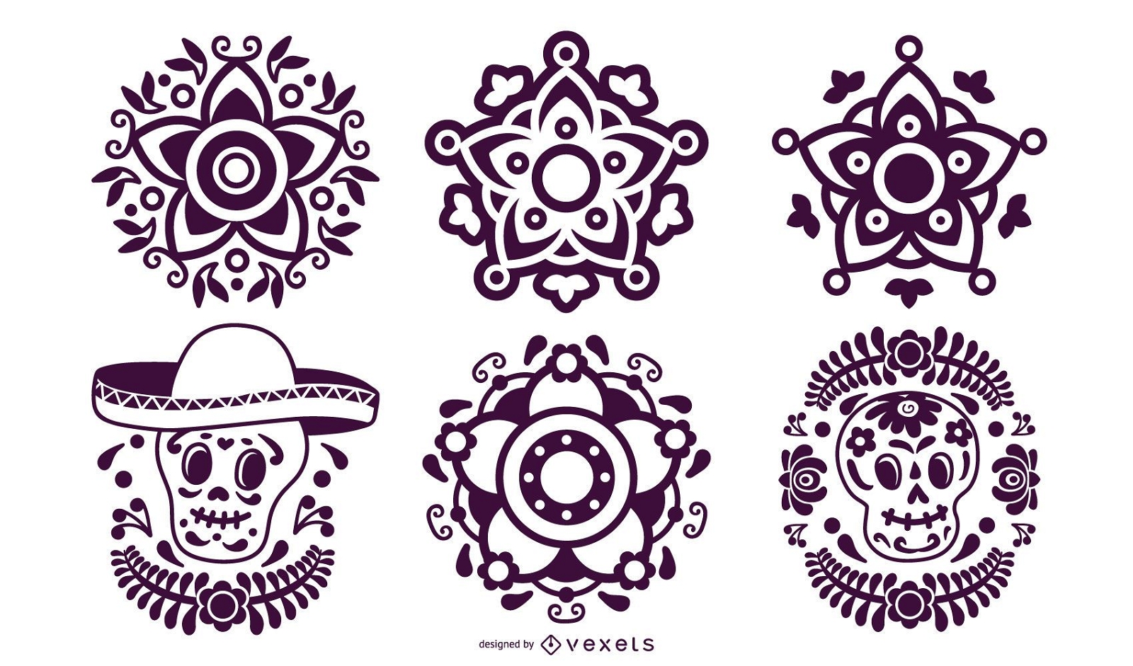 Mexican Stencil Element Pack