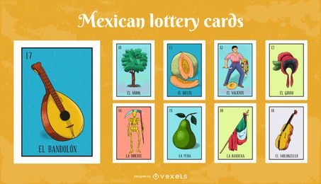 Mexican Lottery Cards Pack #2