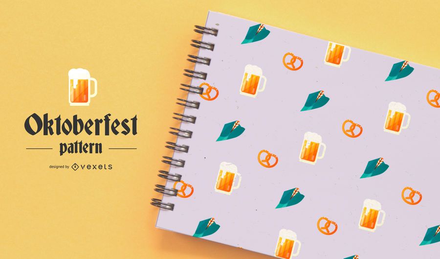 Oktoberfest Pattern Vector Design Oktoberfest Pattern Vector Design