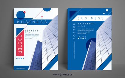 Business Building Poster Set Business Building Poster Set