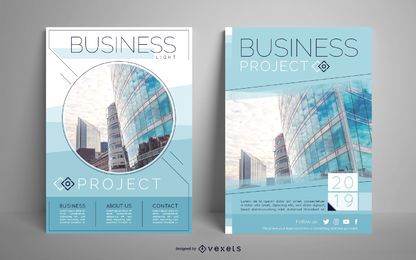 Business Project Editable Poster Set Business Project Editable Poster Set